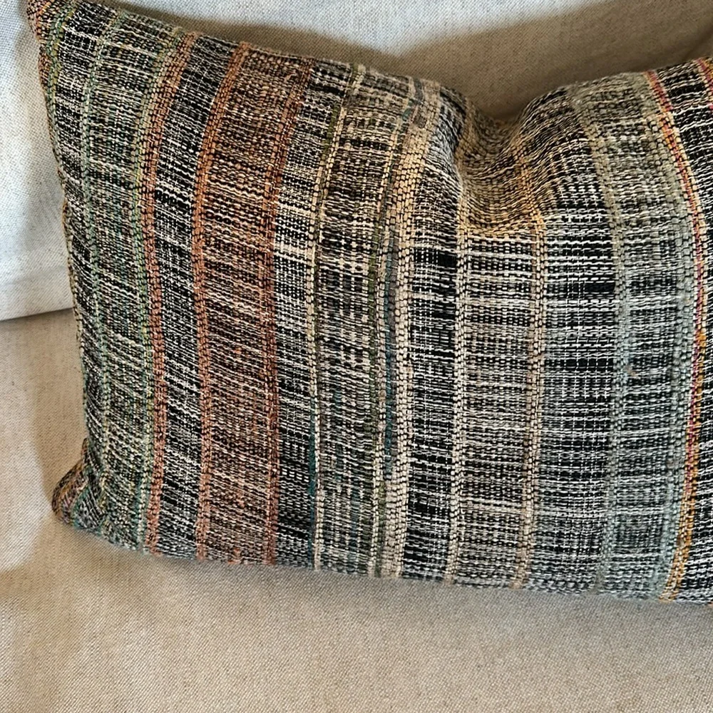 Crate & Barrel Shenoy Accent Pillow 15”x22” *NWOT